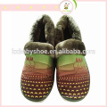 2015 high quality latest design winter man plush indoor slippers